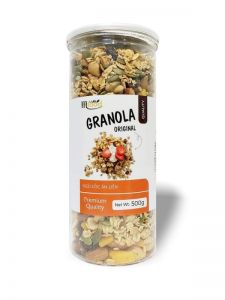 Granola Ăn Sáng Yến Mạch Mix 7 Loại Hạt Hũ 500g